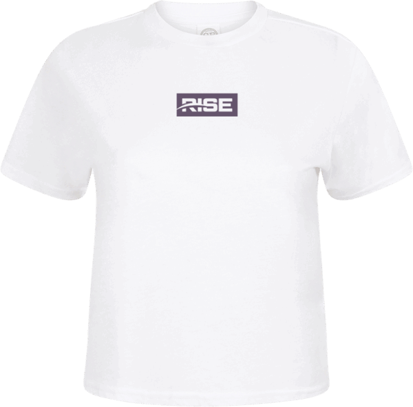 SEASON 2 LOGO ON WHITE CROPPED TEE